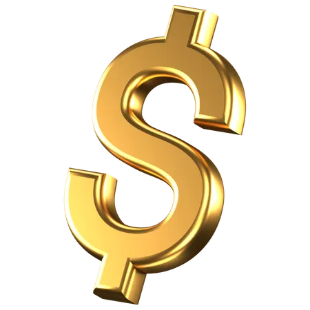 Dollar Sign 3D Icon