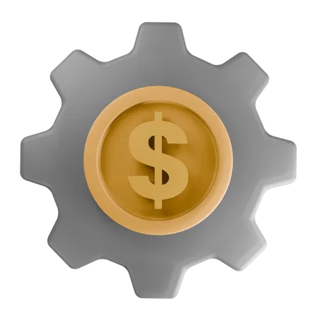 Dollars américain  3D Icon