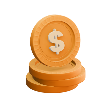 Dollars américain  3D Icon