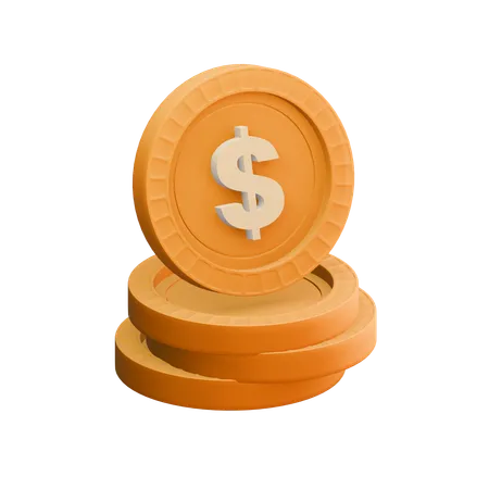 Dollars américain  3D Icon