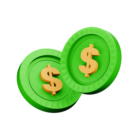 Dollars américain  3D Icon