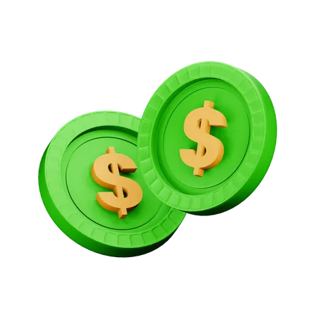 Dollars américain  3D Icon