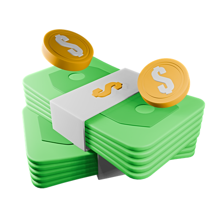 Dollars américain  3D Icon