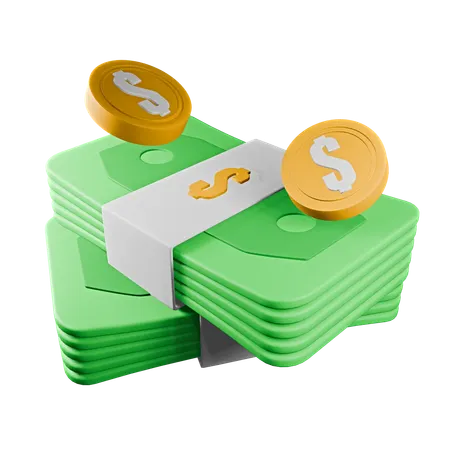 Dollars américain  3D Icon