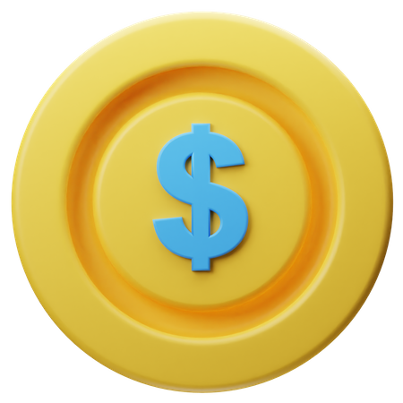 Argent en dollars  3D Icon