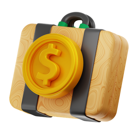 Dollar Bag  3D Icon