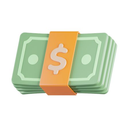 Dollar Bank Note 3D Icon