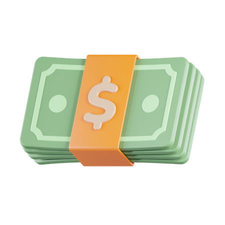 Dollar-Banknote  3D Icon