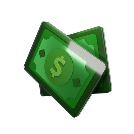 Dollar Bill  3D Icon