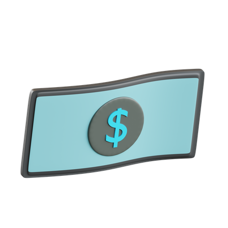 Dollar Bill  3D Icon