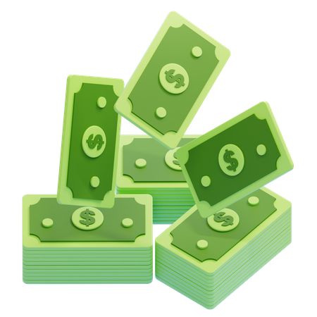 DOLLAR BILLS  3D Icon