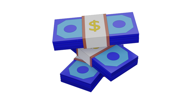 Dollar Bundle  3D Icon