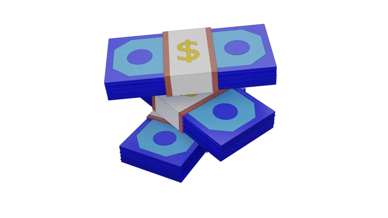 Dollar Bundle  3D Icon