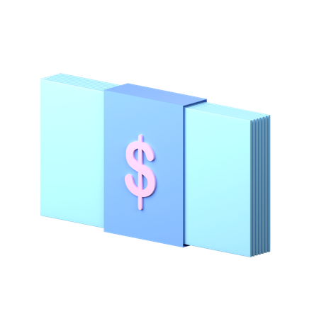 Dollar Bundle  3D Icon