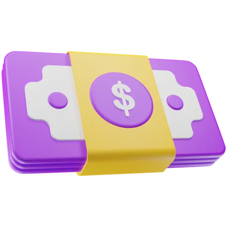 Dollar Bundle  3D Icon