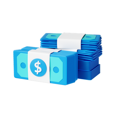 Dollar Bundle  3D Icon