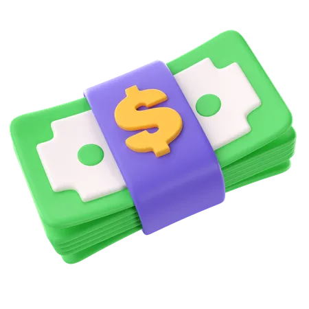 Dollar Bundle  3D Icon