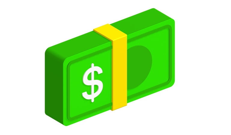 Dollar Bundle  3D Icon