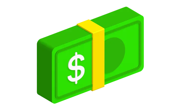 Dollar Bundle  3D Icon