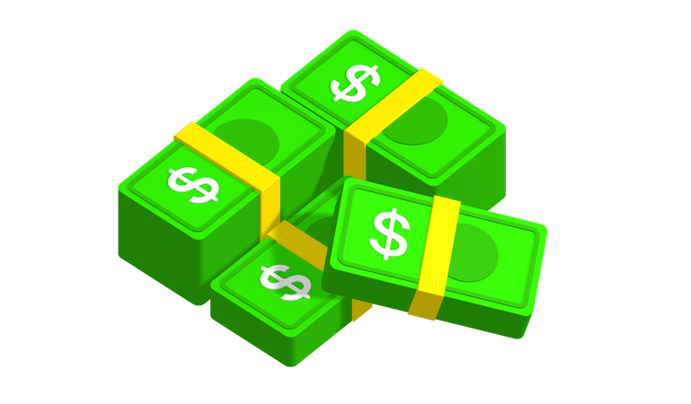 Dollar Bundle  3D Icon