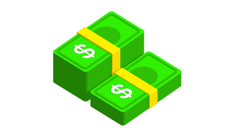 Dollar Bundle  3D Icon