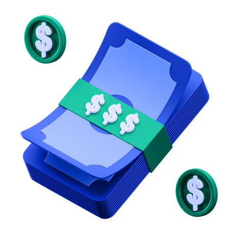 Dollar Bundle  3D Icon