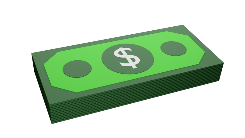 Dollar Bundle  3D Illustration