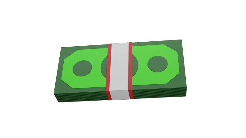 Dollar Bundle  3D Illustration