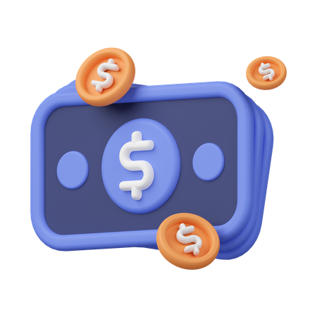 Dollar Bundle 3D Icon