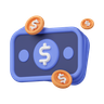 dollar bundle 3d logo