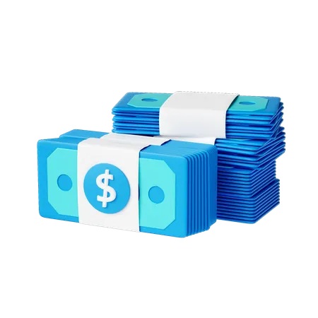 Dollar-Bündel  3D Icon