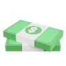 graphics of dollar bundle stack