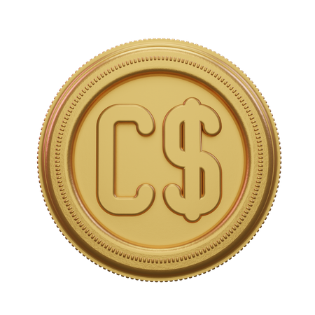 Dollar canadien  3D Icon