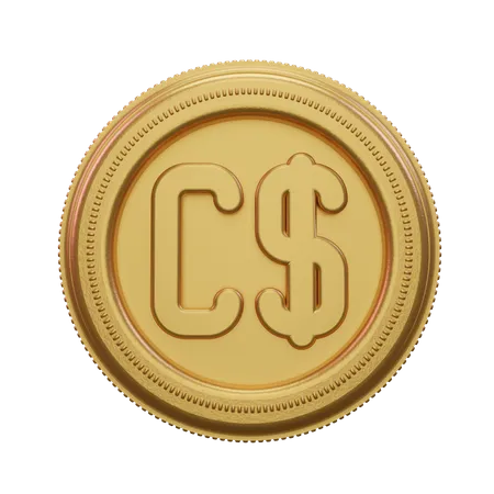 Dollar canadien  3D Icon