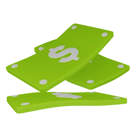 Dollar Cash  3D Icon