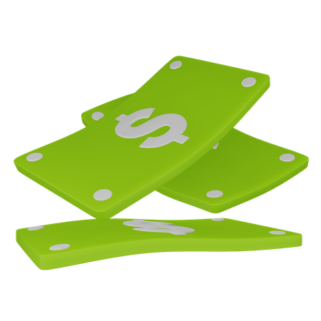 Dollar Cash  3D Icon