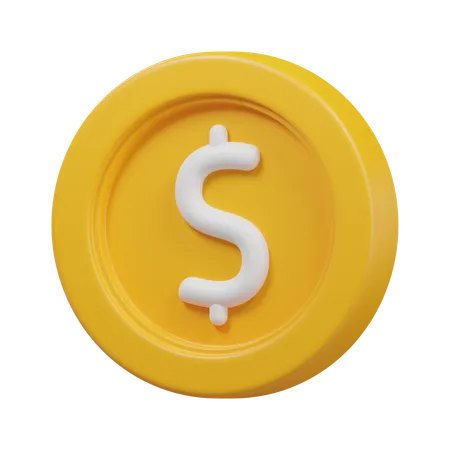 Coin 3 D Illustration 3D Icon