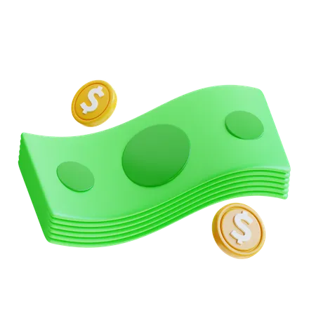 3 D Rendering Amount Of Money Icon 3D Icon