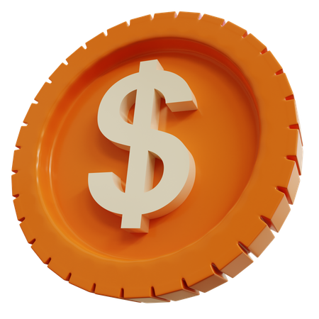 ドルコイン  3D Icon