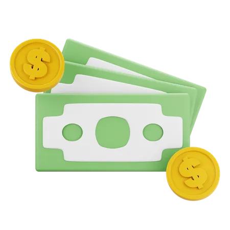 Dollar Coin  3D Icon