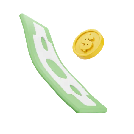 Dollar Coin  3D Icon