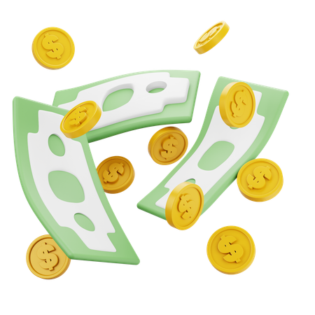 Dollar Coin  3D Icon