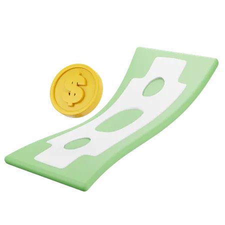 Dollar Coin  3D Icon