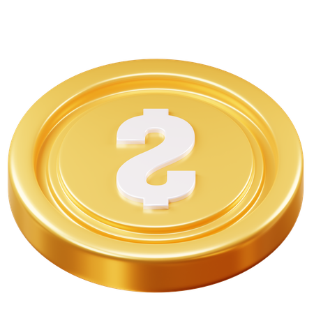 Dollar Coin  3D Icon