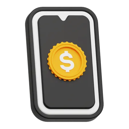 Dollar coin  3D Icon