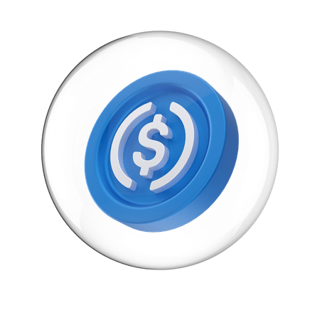 Dollar coin  3D Icon