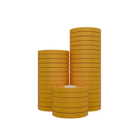 Dollar Coin  3D Icon