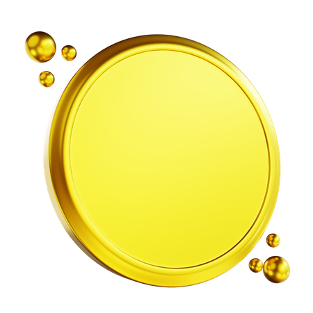 Dollar Coin  3D Icon