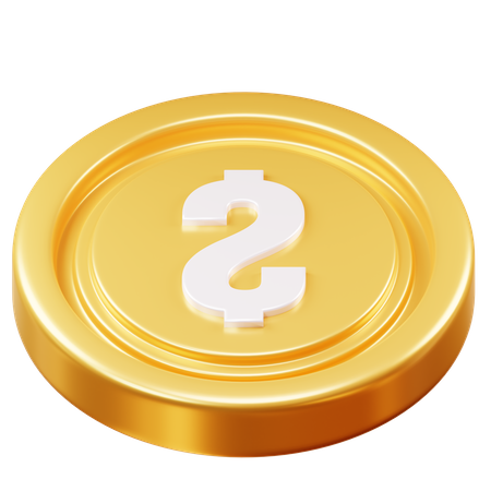 Dollar Coin  3D Icon