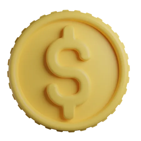 3 D Illustration Of Two Yellow Coins It Can Use For Web Or Apps And Many More Purpose 3D Illustration